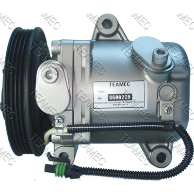 Image de TEAMEC 8600220 Compresseur De Climatisation SS96DLG2 12 PAG 46 SMART: Fortwo II Coupe, Cabriolet