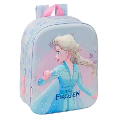 Image de Sac à dos crèche 3D FROZEN SAFTA La Reine des neiges Rouge Adapté au chariot
