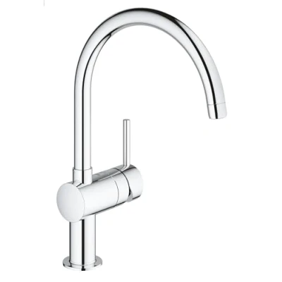 Image de GROHE robinet de cuisine évier Minta, avec bec en forme U, pivotant à 360, installation et nettoyage facile, chromé, 32917000 (Import Allemagne)