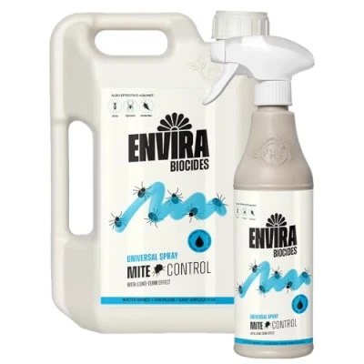 Image de Envira Spray Anti acariens 2L + 500 ML pour Matelas avec Effet Longue durée sans Odeur &amp; à Base d&#039;eau