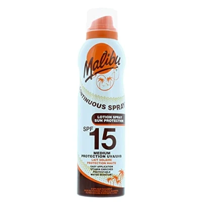 Image de Malibu Lotion Spray SPF15 protectrice en aérosol 175 ml