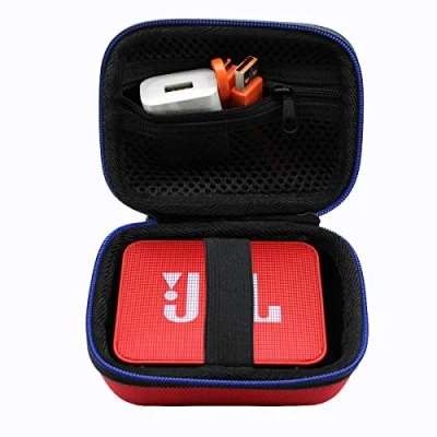 Image de Portable Dur Voyage Cas Sac étui pour JBL GO/JBL GO 2 Enceinte Bluetooth par GUBEE (Rouge)