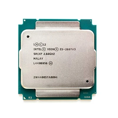 Image de INTEL Processeur Xeon E5 2697 v3 quatre cœurs Haswell 2,6 GHz 9,6 GT/s 35 Mo LGA 2011 CPU, OEM (renouvelé).