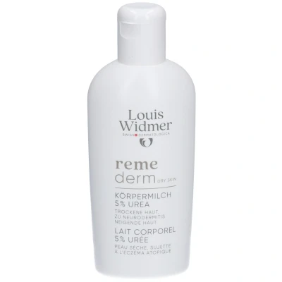 Image de Louis Widmer Remederm Dry Skin Lait Corporel 5 % Urée Sans Parfum