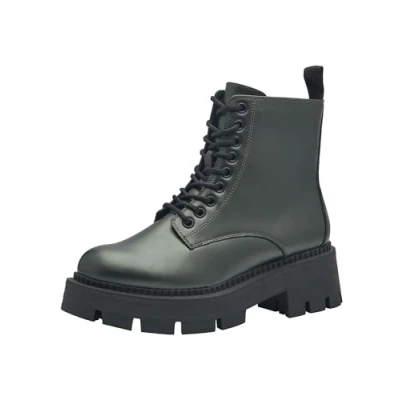 Image de Tamaris Bottines à plateau, Femme, Taille: 41, Green metallic Matière synthétique