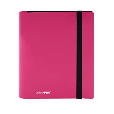 Image de Ultra Pro Classeur Eclipse à 4 Pochettes Vif, Uni, E 15384, Rose, Noir, Moyen