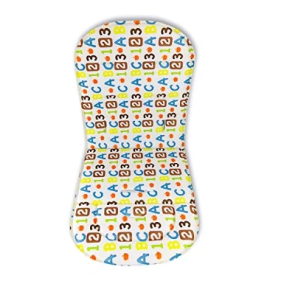 Image de Tapis de coussin poussette pour bébé siège voiture Couverture universelle Protecteur Respirant Doux (Numbers)