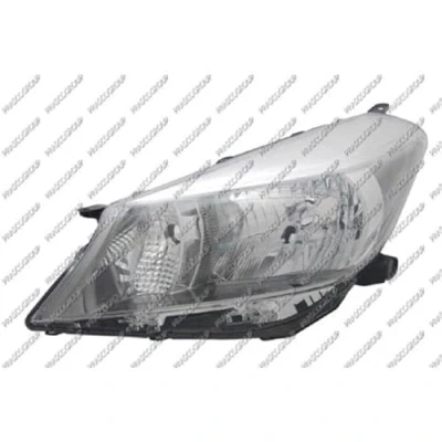 Image de PRASCO TY3284814 Phares gauche H4 chrome avec commande pour correcteur de site projecteur TOYOTA: Yaris III 3/5 portes