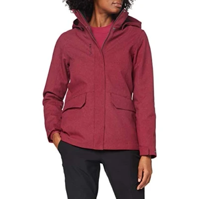Image de Lafuma Caldo 3In1 JKT W Veste 3 en 1 Femme, Carmin Red, FR : XS (Taille Fabricant XS)