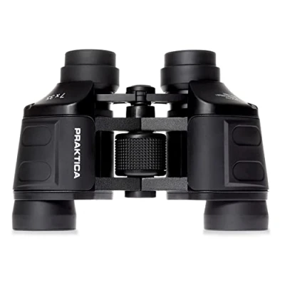 Image de Praktica Falcon Jumelles Noires 7 x 35 mm Prism Field Compactes, lentilles entièrement revêtues, Construction Robuste, châssis en Aluminium, Image Nette et Claire, Observation des Oiseaux, Voile,