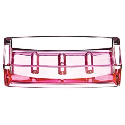 Image de Premier Housewares 1601358 Porte Savon Acrylique Rose Vif/Transparent