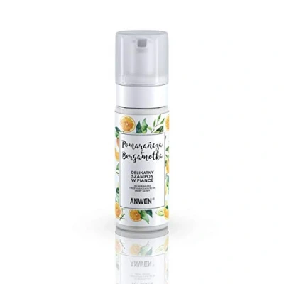 Image de ANWEN_Szampon w piance do normalnej i przet3uszczaj¹cej siê skóry g3owy Pomarañcza &amp; Bergamotka 170ml