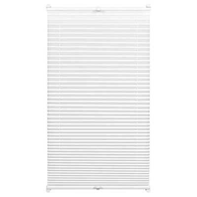 Image de GARDINIA Store Plissé à Clipser, Opaque, Kit de Montage Inclus, 2 Rails EASYFIX, Blanc, 95 x 130 cm (BxH)