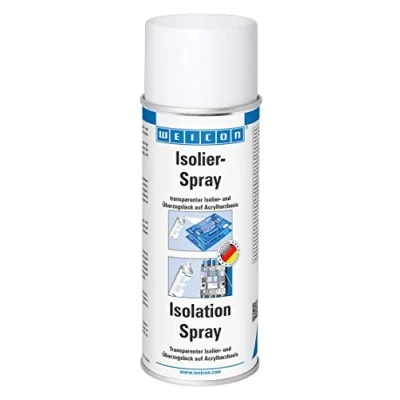 Image de WEICON Spray d&#039;Isolation 400 ml, laque isolante transparente à base de résine acrylique