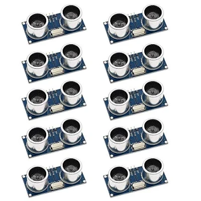 Image de ALMOCN ElecRight Lot de 10 capteurs à ultrasons HC SR04 pour robot XBee ZigBee