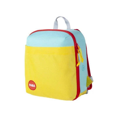 Image de FABA Sac à Dos Zipi pour Enfants partir de 3 Ans, Dimensions 23x27,5x15 cm, Bretelles et Appui Dorsal rembourrés