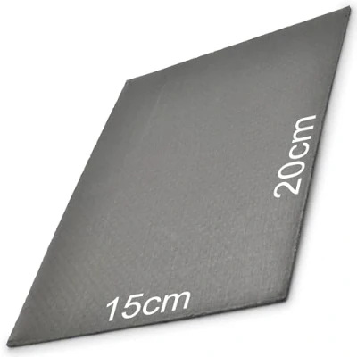 Image de Easyboost Feuille Plaque Joint pour Culasse Pot d&#039;échappement Collecteur Epaisseur 1,6mm à découper dimensions 20x15cm Auto Moto Scooter Tondeuse Débroussailleuse Tronçonneuse Moteur 2T 4T