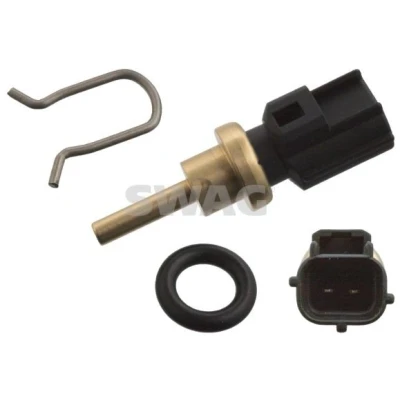 Image de SWAG 55 10 3648 Sonde de Température Liquide Refroidissement noir avec joint d&#039;étanchéite, ressort retenue FORD: S Max Mk1, Focus 2