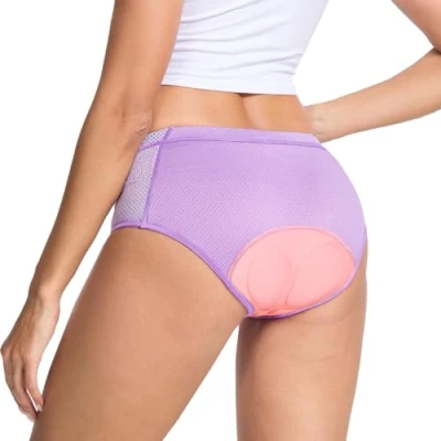 Image de MEETWEE Shorts de Cyclisme Femme 3D Culotte Rembourrée Cuissard Cycliste Short Vélo sous vêtements VTT L&#039;équitation