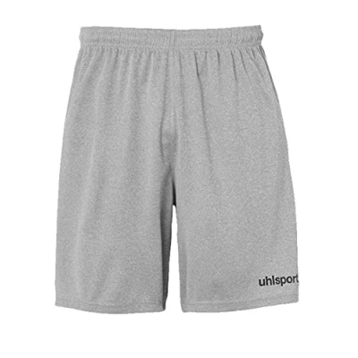 Image de uhlsport Center Basic Shorts Homme, Gris Foncé/Noir, L