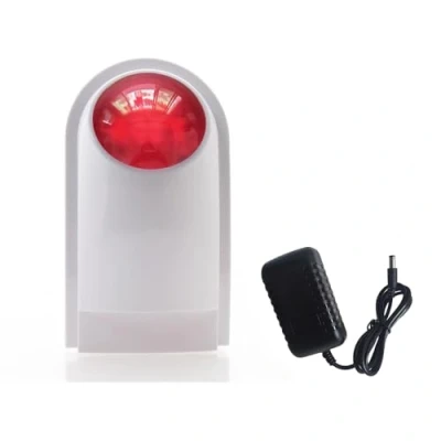 Image de Sirène stroboscopique extérieure pour système d&#039;alarme domestique 433 MHz compatible avec PN 103, PG101 PG106, DIGOO GSM WiFi, G90B