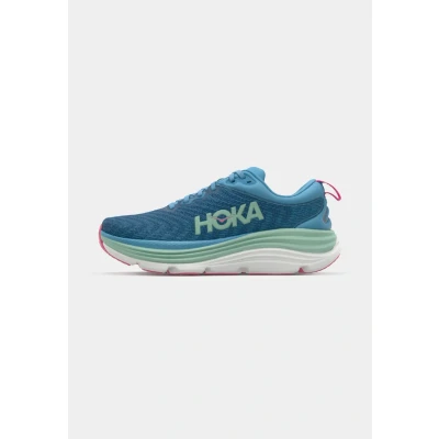 Image de HOKA Gaviota 5 Chaussures de running sur route, Femme, Taille: 43 1/3, Alpine blue/jadeite Tissu / matière synthétique