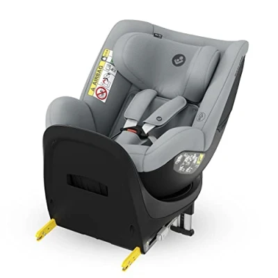 Image de Maxi Cosi Mica Eco i Size, siège auto pivotant 360, 3 mois 4 ans (61 105 cm), bébé 5 inclinaisons, appui tête réglable, protection G CELL contre chocs latéraux, Authentic Grey