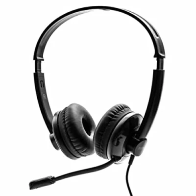 Image de Nilox NXAU0000003 écouteur/casque Écouteurs Avec fil Arceau Bureau/Centre d&#039;appels USB Type A Noir Neuf