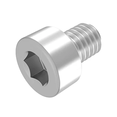 Image de SECCARO Vis cylindriques M6 x 8 mm inox V2A VA A2, DIN 912 / ISO 4762, six pans creux, filetage complet, 20 pièces