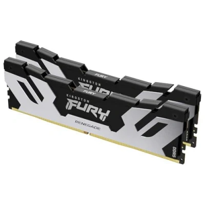 Image de Kingston Technology FURY 96 Go 6000 MT/s DDR5 CL32 DIMM (kit de 2) Renegade Argent XMP Neuf