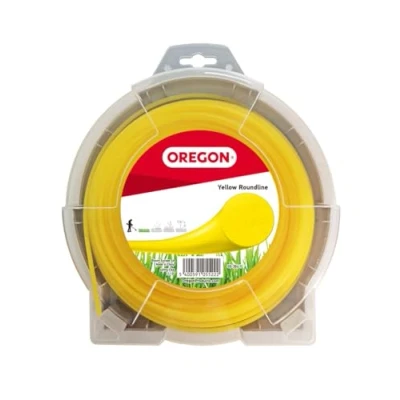 Image de OREGON Fil de Coupe Rond en Nylon pour Bordures et Débrousailleuses, Qualité Professionnelle, Convient à la Majorité des Débroussailleuses 3 mm x 169 m (69 371 Y)
