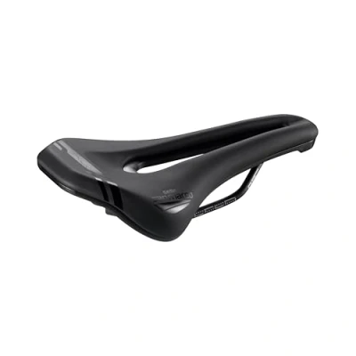 Image de Selle San Marco Ground Dynamic de Vélo Off Road, MTB, VTT, avec Cadre en Manganèse et Trou Anatomique Taille S3, Noir