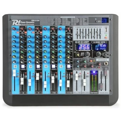 Image de Power Dynamics PDM S1204 Console de Mixage Professionnelle Analogique 12 canaux
