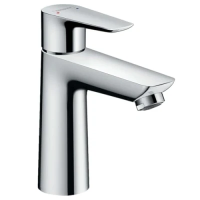 Image de hansgrohe Talis E Mitigeur de lavabo 110, sans tirette ni vidage, aspect doré poli, 71712990
