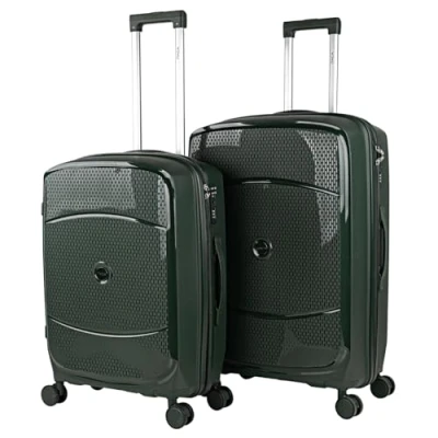 Image de ITACA Set de Valises Rigides 4 roulettes Valise Grande Taille, soute Avion, Bagages pour Voyages, Lot à Roulette. Fabriquées en PP matériau résistant, Vert