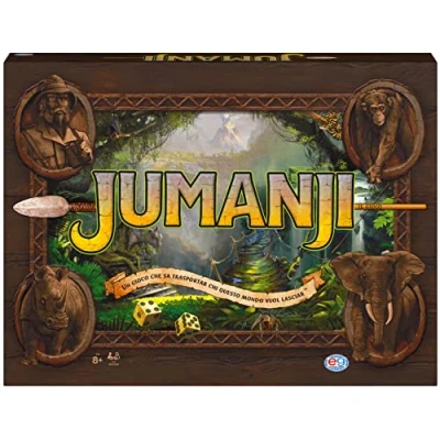 Image de Éditeur Jeux, Jumanji Le Jeu, Classique Jeu de Table d&#039;Aventure pour Familles et Enfants à partir 8 Ans,
