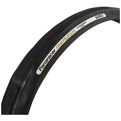 Image de Panaracer Gravelking Slick TLC Folding Tyre Pneu Unisexe, Noir/Noir, 27.5 x 1.90