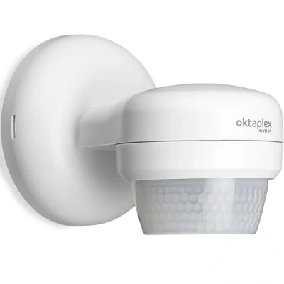 Image de Oktaplex Mia Détecteur de Mouvement extérieur pivotant à 360 degrés IP65 Capteur Apparent portée 10m 230V Anthracite