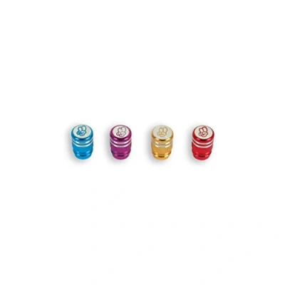 Image de Set bouchons valve Schrader DIFFERENTES COULEURS main doigts