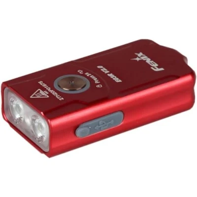 Image de FENIX E03R V2.0 Lampe torche porte clés rechargeable et légère 500 lumens 90 m 30 heures maximum Mode lumière rouge Charge USB C IP66