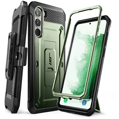 Image de SUPCASE Coque pour Samsung Galaxy S23 Plus 5G (2023), avec Support Béquille + Clip Ceinture [Unicorn Beetle Pro] Protection Robuste Bumper Antichoc sans Protecteur d&#039;écran (Vert)