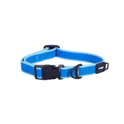 Image de Rogz Amphibian Collier classique pour chien Bleu Taille M