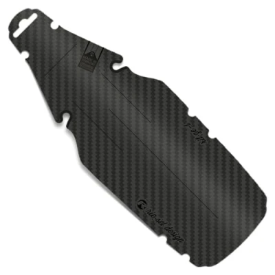 Image de Riesel Design® rit:ZE L Garde Boue arrière pour Selle/vélo de Route Facile à Installer Design Moderne Toutes Les Tailles Roues (Carbone)