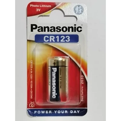 Image de Panasonic CR 123 de Lithium 3 V Non Rechargeable Battery Batteries (Lithium, V, 1400 mAh, 17 mm, 34,5 mm)