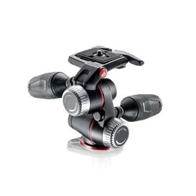 Image de Manfrotto X Pro 3 Way, Tête de Trépied à Fixation Rapide pour Appareil Photo, Rotule Stabilisateur Smartphone et Téléphone, Support Monopode la Création Contenu