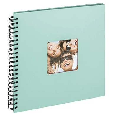 Image de walther design album photo spirale vert menthe 30 x cm avec découpe de couverture, Fun SA 110 A