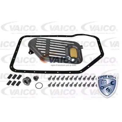 Image de VAICO V10 3213 BEK Jeu de pièces, Vidange boîte automatique avec joint d&#039;étanchéite bague d&#039;étanchéité EXPERT KITS + AUDI: A6 C6 Berline