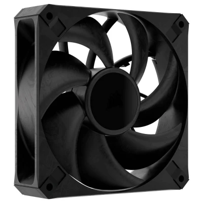 Image de CORSAIR RS120 Max PWM Ventilateur Épais de 120 mm Pression Statique Élevée Conception en Polymère à Cristaux Liquides Vendu Seul Noir