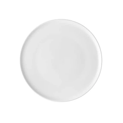 Image de Alessi Itsumo NF07/5 Assiette à Dessert Design, Usage Quotidien, Esthétique Minimale, en Porcelaine Blanche, Diamètre 21 cm