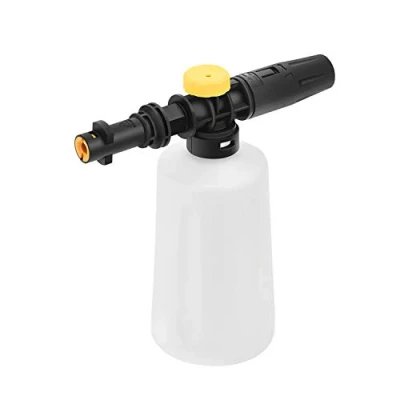 Image de Canon à Mousse pour Kärcher K2 K3 K4 K5 K6 K7 Nettoyeur Haute Pression, 750ML Kit de Bouteille Lance Neige Voiture avec Buse Réglable, Lave Auto Nettoyage Vitres